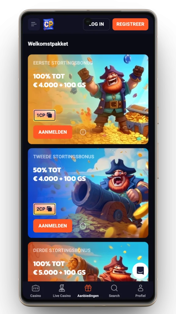 CrashPirate App
